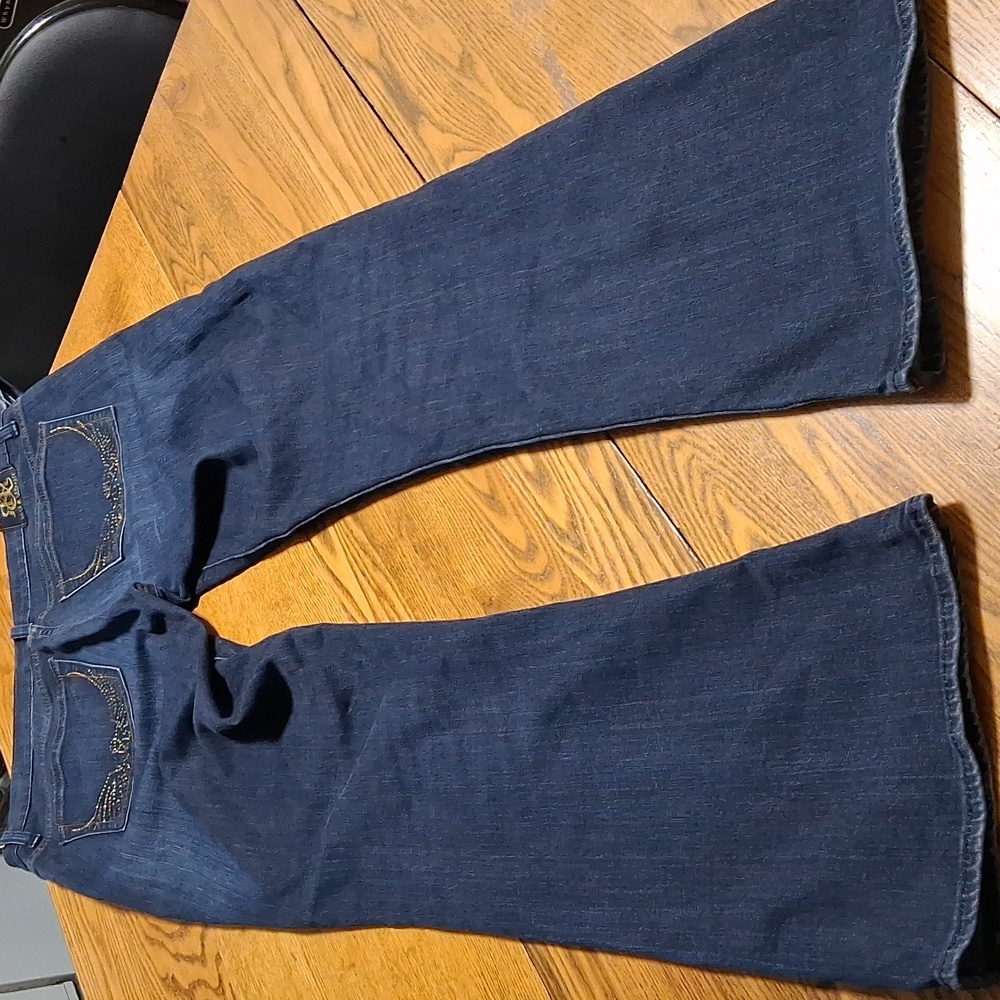 ROCK & REPUBLIC Jeans Womens BLUE 14M Preowned Used Pants Denim